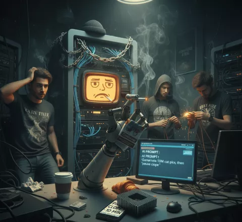 ia qui déraille, ia qui demande une pause clope