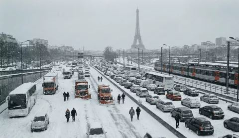 le retour inhabituel de la neige ?