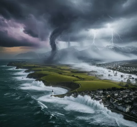 une tempete par mois en france